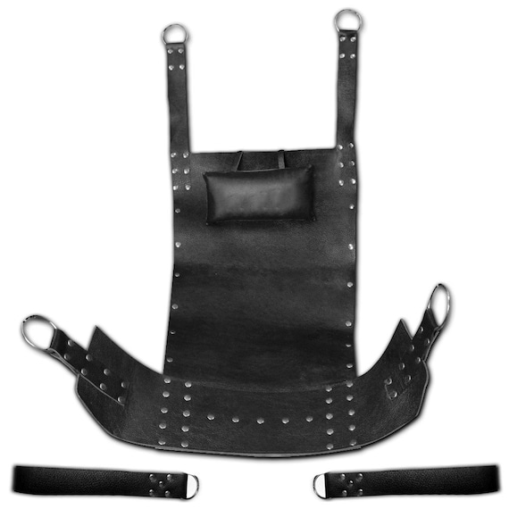 REAL LEATHER SEX SWING SLING Hours of Adult Fun 