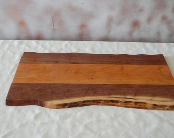 Handcrafted,  Walnut and Cherry One of a Kind Charcuterie Serving Board