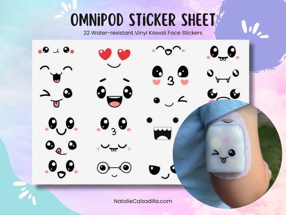 Omnipod Stickers, Diabetes Stickers, T1d Stickers, Type 1 Diabetes, Diabetic Stickers, Omnipod 5 Stickers, Diabetes Awareness, T1d Mom