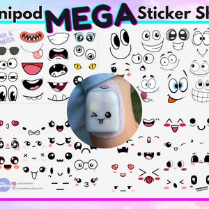 Omnipod Stickers Mega Sheet, Type 1 Diabetes Stickers, T1d Mom, Diabetes Supplies, Nurse Stickers, Diabetes Awareness, T1d, Diabetic