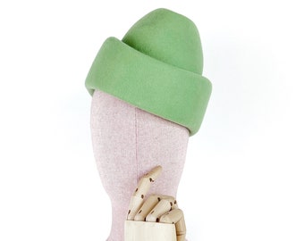 Bonnet unisexe, vert pistache, nouvelle couleur, casquette streetwear sans bord pour homme et femme, chapeau berlinois