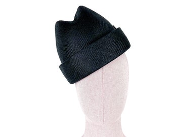 Cappello estivo nero unisex, cappello con polsino in paglia leggera per uomo e donna, cappello con polsino streetwear realizzato su misura