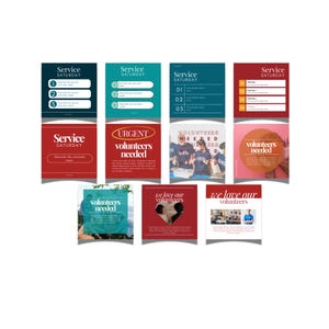 Plantillas coloridas para LinkedIn para organizaciones sin fines de lucro: 200 publicaciones personalizables en Canva (descarga digital) imagen 13