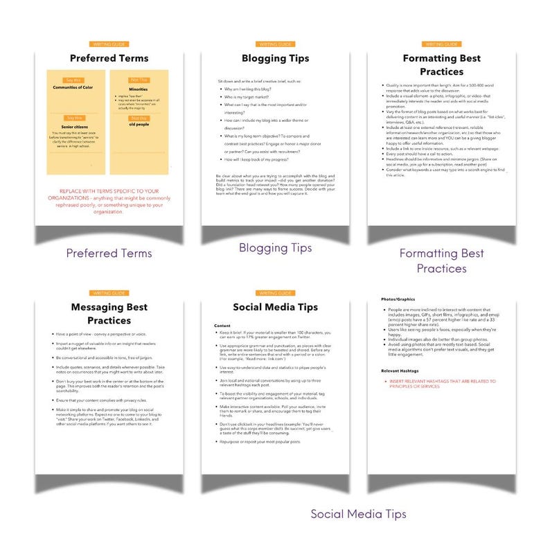 Nonprofit Brand Manual Template: DIY Visual Identity Guide (Canva, Digital Download) image 8