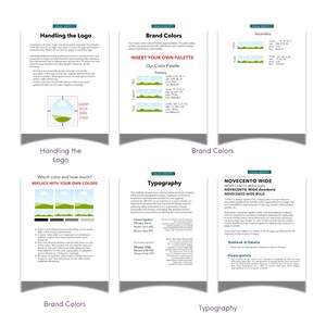 Nonprofit Brand Manual Template: DIY Visual Identity Guide (Canva, Digital Download) image 4