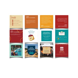 Plantillas coloridas para LinkedIn para organizaciones sin fines de lucro: 200 publicaciones personalizables en Canva (descarga digital) imagen 11