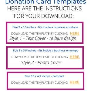 Image 17 for Unlock Giving Donation Card Template Free