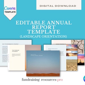 Nonprofit Annual Report - Digital Download - Raise Funds, Enhance Impact