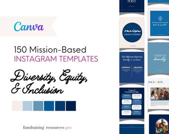 150 Diversity, Equity, Inclusion and Justice Instagram Posts || Anti-racist