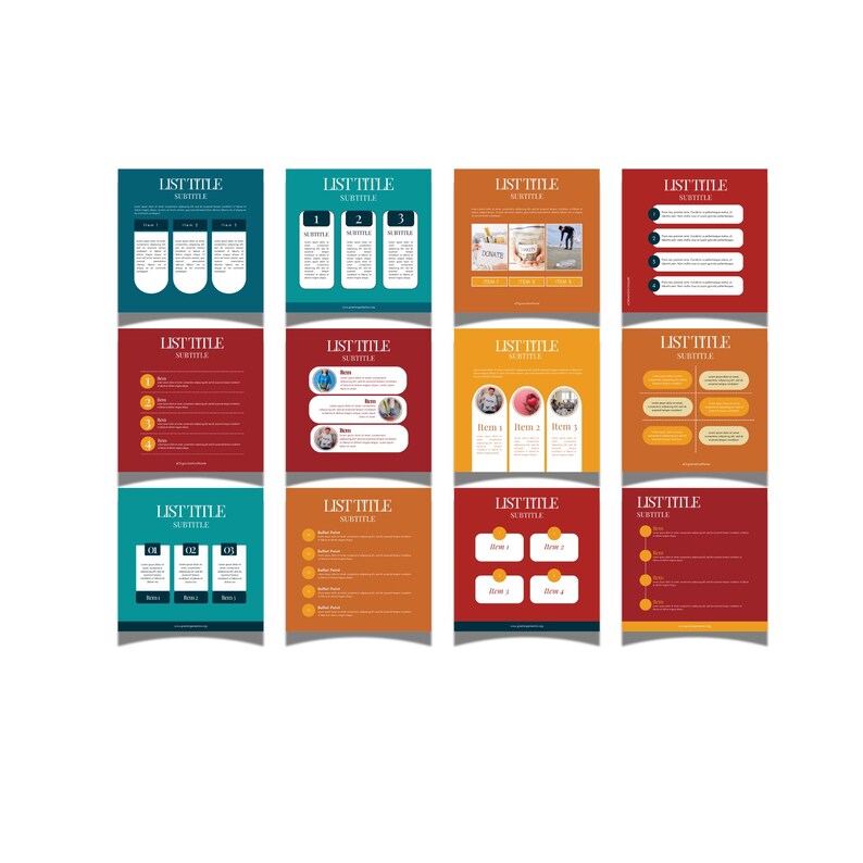 Plantillas coloridas para LinkedIn para organizaciones sin fines de lucro: 200 publicaciones personalizables en Canva (descarga digital) imagen 9