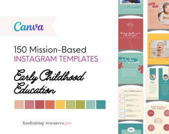150 Early Childhood Education Instagram Post Templates