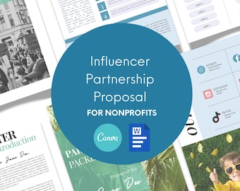 Influencer Partnership Proposal for Nonprofits || Amplify Giving Day and Other Fundraising Events