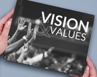 Church Vision and Values Informational Booklet Template