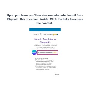 Plantillas coloridas para LinkedIn para organizaciones sin fines de lucro: 200 publicaciones personalizables en Canva (descarga digital) imagen 20