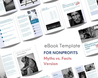eBook Template for Nonprofits || Combat Myths About Your Mission