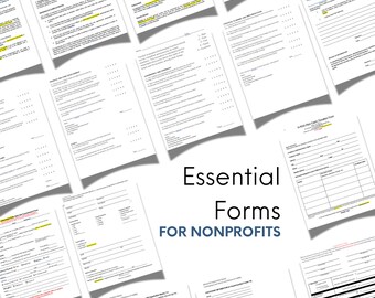 15 Essential Forms for Nonprofits
