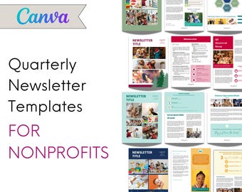 Nonprofit Quarterly Newsletter Templates