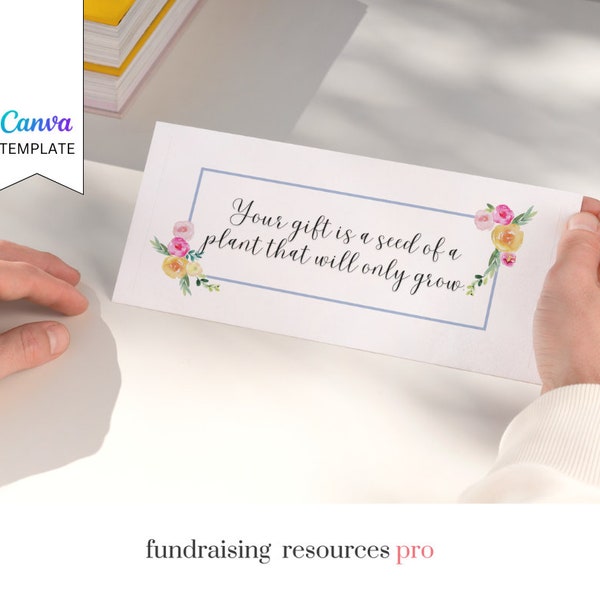 Nonprofit Donation Card Etsy