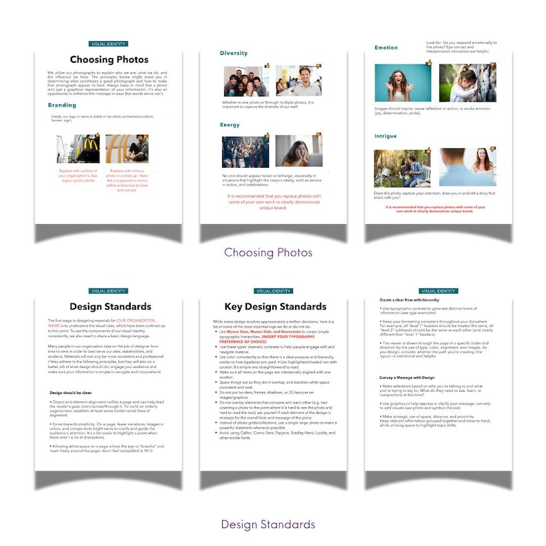 Nonprofit Brand Manual Template: DIY Visual Identity Guide (canva ...