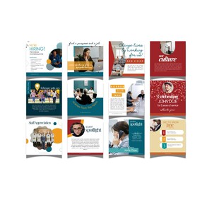 Plantillas coloridas para LinkedIn para organizaciones sin fines de lucro: 200 publicaciones personalizables en Canva (descarga digital) imagen 4