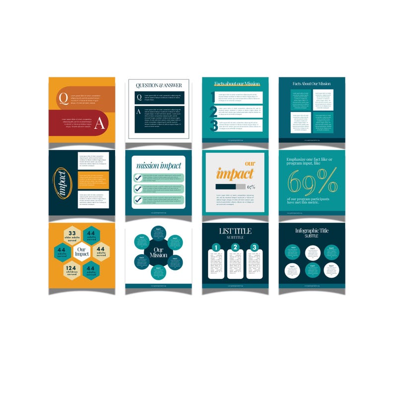 Plantillas coloridas para LinkedIn para organizaciones sin fines de lucro: 200 publicaciones personalizables en Canva (descarga digital) imagen 8