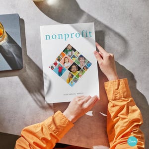 Colorful Nonprofit Annual Report Template: Canva Design (Digital Download)