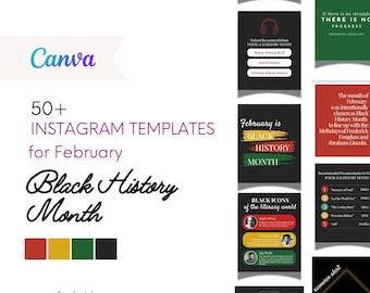 Black History Month Instagram Templates | Canva Quotes (PDF Download)