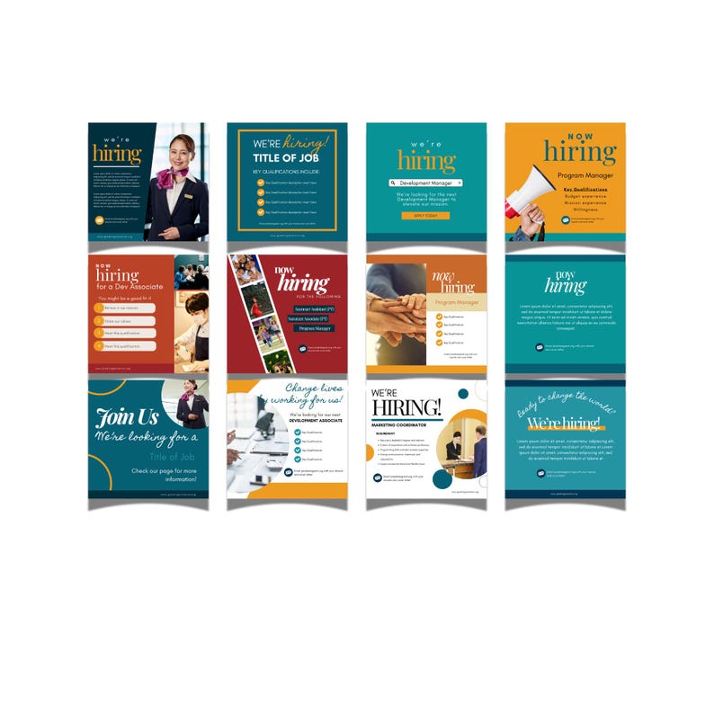 Plantillas coloridas para LinkedIn para organizaciones sin fines de lucro: 200 publicaciones personalizables en Canva (descarga digital) imagen 3