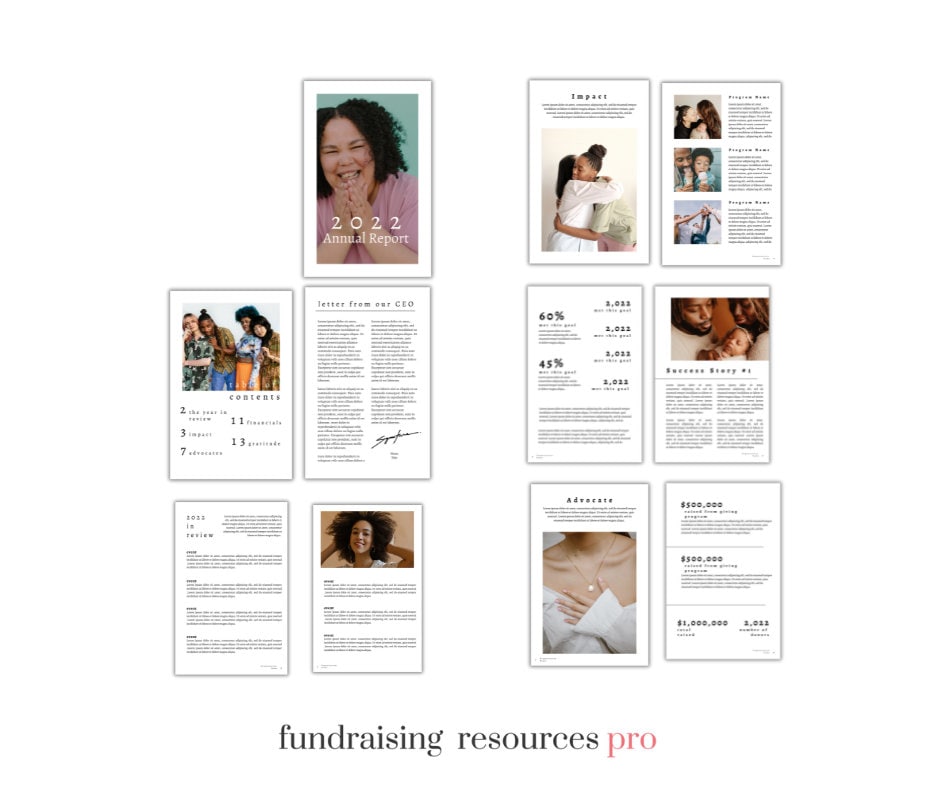 Image 5 for Nature Inspired Jewelry Annual Report Template