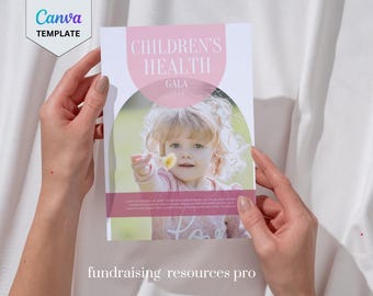 Editable Sponsorship Template for Fundraiser || Minimalist Simple Design