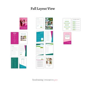 Editable Nonprofit Event Program Booklet Template || Template for ...