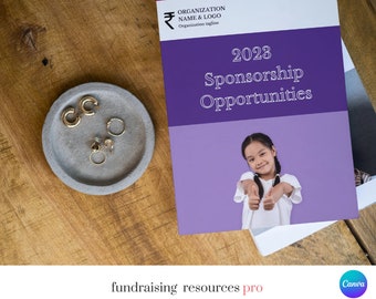 Customizable Colorful Sponsorship Packet: Elevate Your Nonprofit Event with a Professional Touch