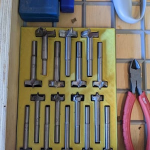 Forstner Bit Set Organizer