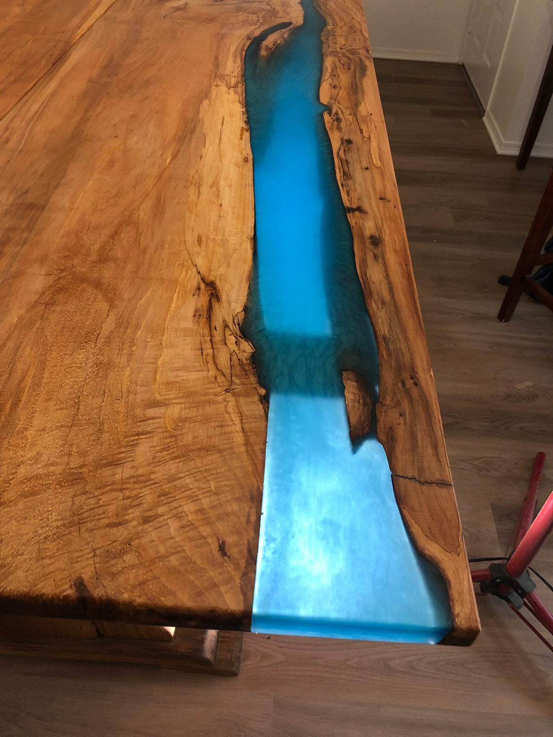 Solid Maple Epoxy River Table Etsy UK