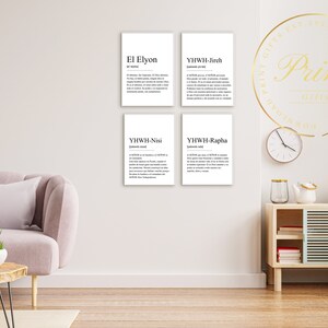 Cuadros Cristianos con Nombres de Dios
Set de 2 Cuadros con Frases Bíblicas
Decoración Religiosa para el Hogar
Cuadros Inspiradores en Español
Arte Cristiano con Nombres de Dios
Cuadros Decorativos para la Fe Cristiana
Set de Cuadros en Español