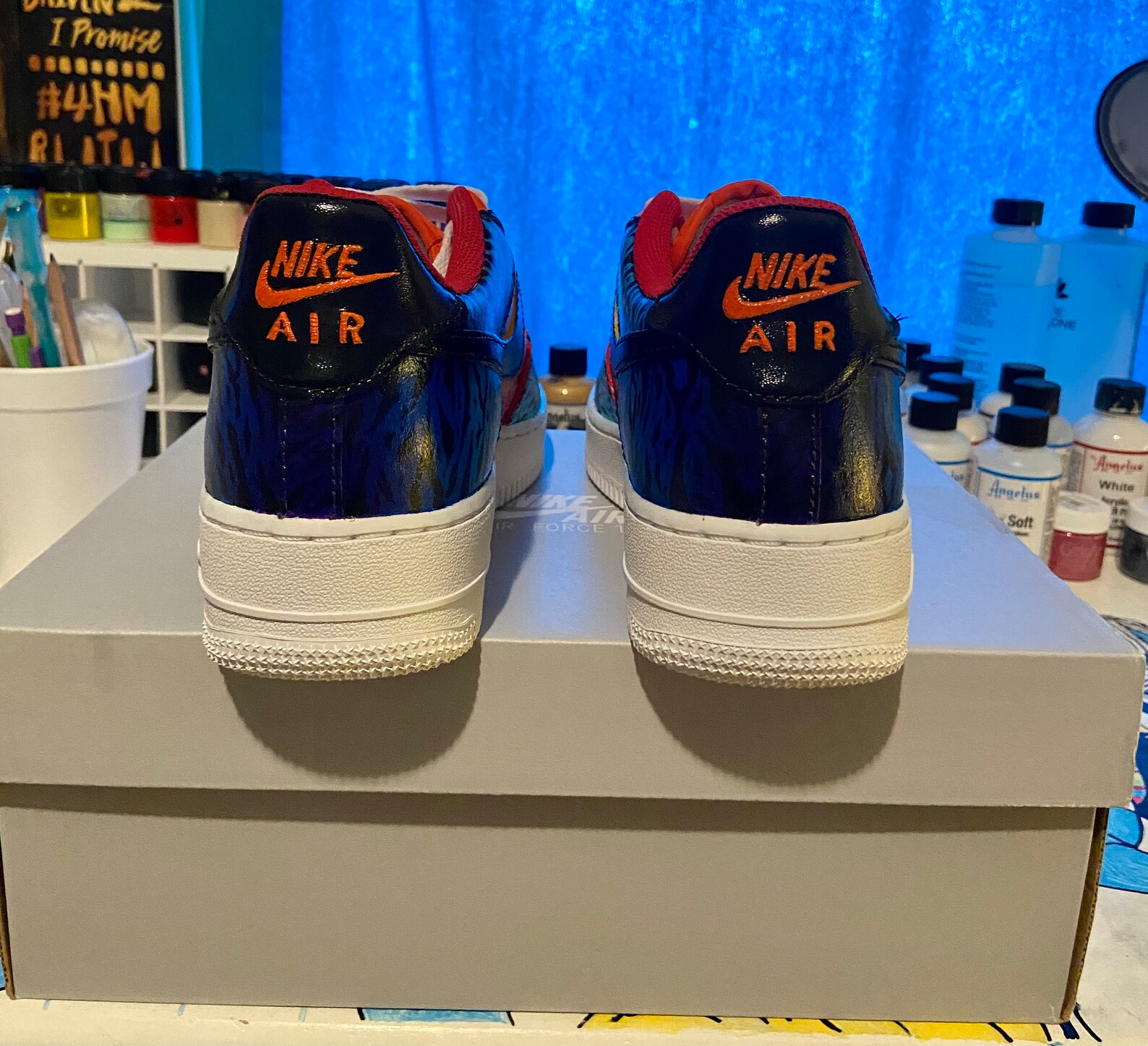 custom painted air force 1