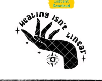 Healing PNG Therapy Art Instant Download Mindfulness Digital Print for Mental Health, PNG for Self-Care, Inner Peace