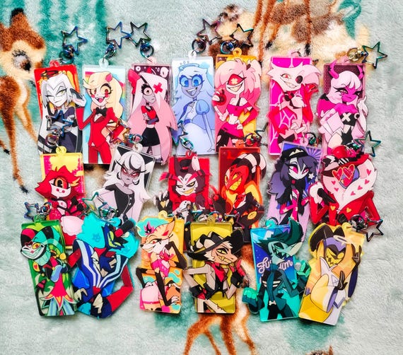 DEFECTIVE ITEM!!! GRADE B, Hazbin Hotel and Helluva Boss Keychain