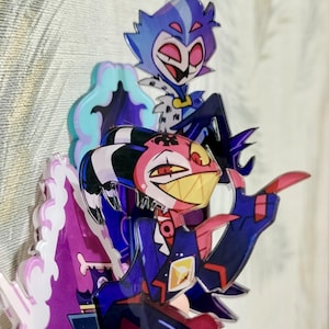 Stolas und Blitz Acryl-Aufsteller mit Klebe-Stolitz Helluva Boss