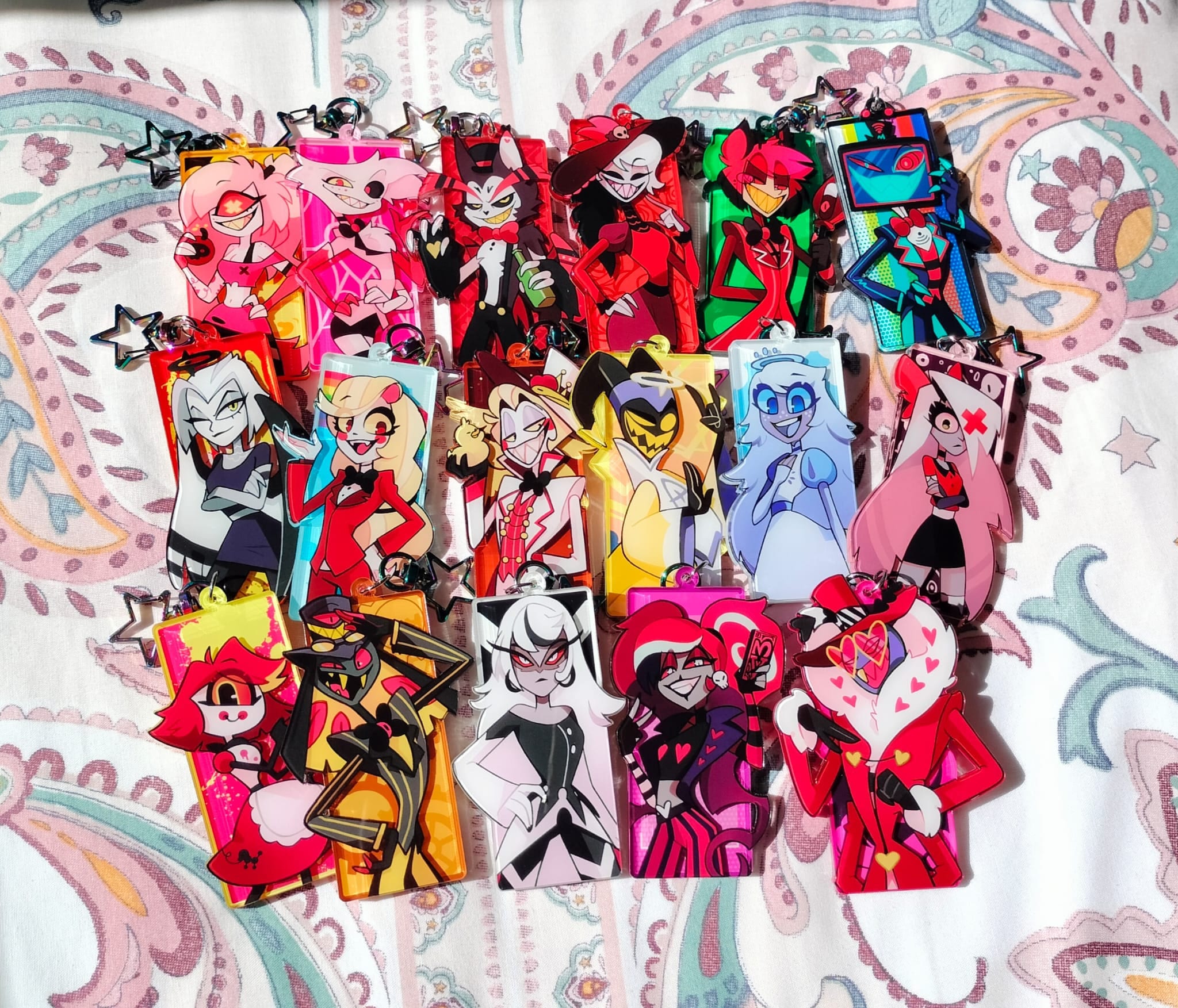 Hazbin Hotel 3D Acrílico Encantos Charlie Alastor Vaggie Husk