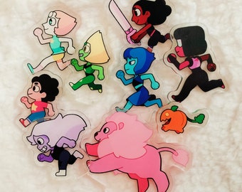 Steven Universe Standees Garnet Lapis Pearl Amethyst Crystal Gems Peridot