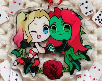 Harkey Quinn poison ivy keychain
