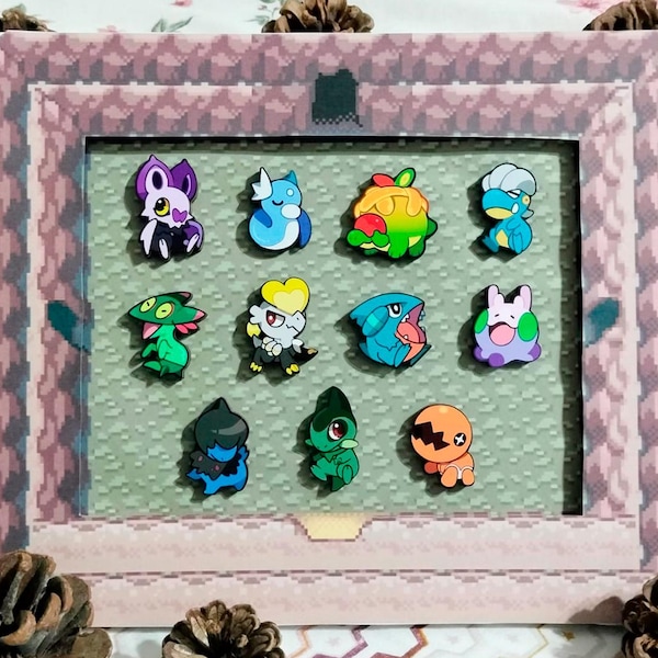 Wooden pin dragon type bagon dratini noibat gible trapinch appletun dreepy