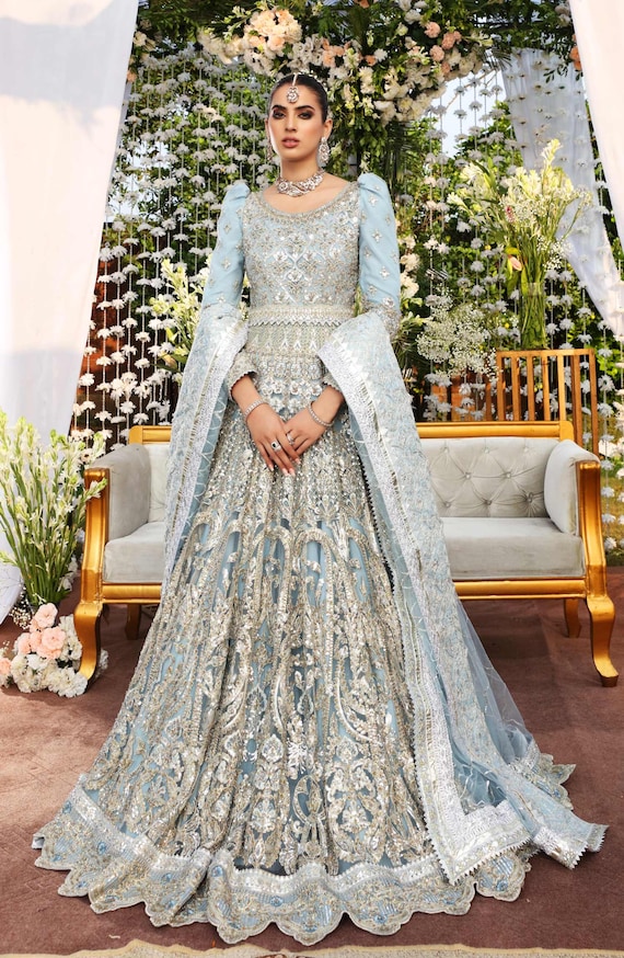 Buy Custom Stitched Woman Bridal Dress Pakistani Indian Bridal Gown Dress  Pakistani Wedding Dress Indian Wedding Gown Woman Formal Dress Online in  India - Etsy