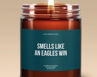 Smells Like A Eagles Win Candle | Football | Philadelphia Eagles | Game Day | Sports | Watch Party | NFL