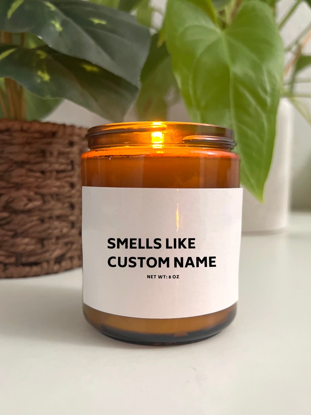 Personalized Smells Like Candle Custom Candle Etsy