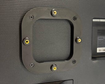 VESA 100x100 Adapter for IKEA SKÅDIS Pegboard Behind Monitor | Complete Kit