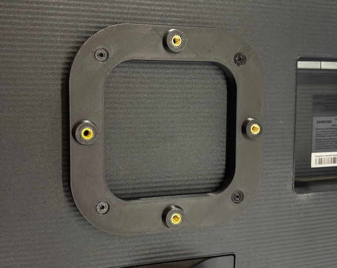 VESA 100x100 Adapter for IKEA SKÅDIS Pegboard Behind Monitor | Complete Kit