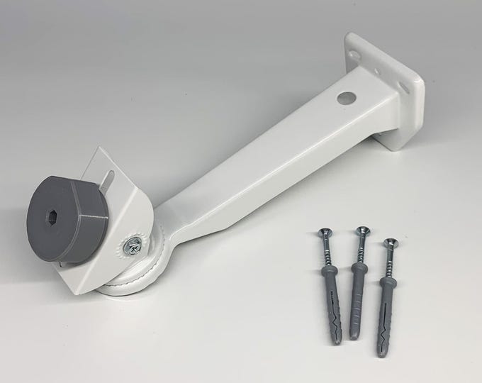 Heavy-Duty Steel Adjustable Wall Mount Bracket for Starlink Mini – Sturdy Antenna Holder for Home Installation, Includes Screws & Anchors
