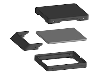 Starlink Mini Flat Mount: Obudowa adaptera dachowego do kampera. Przyssawki + magnesy.